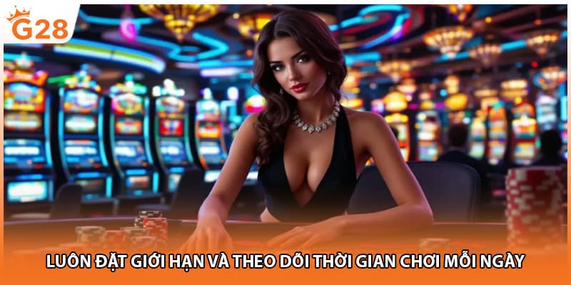 Luôn đặt giới hạn và theo dõi thời gian chơi mỗi ngày